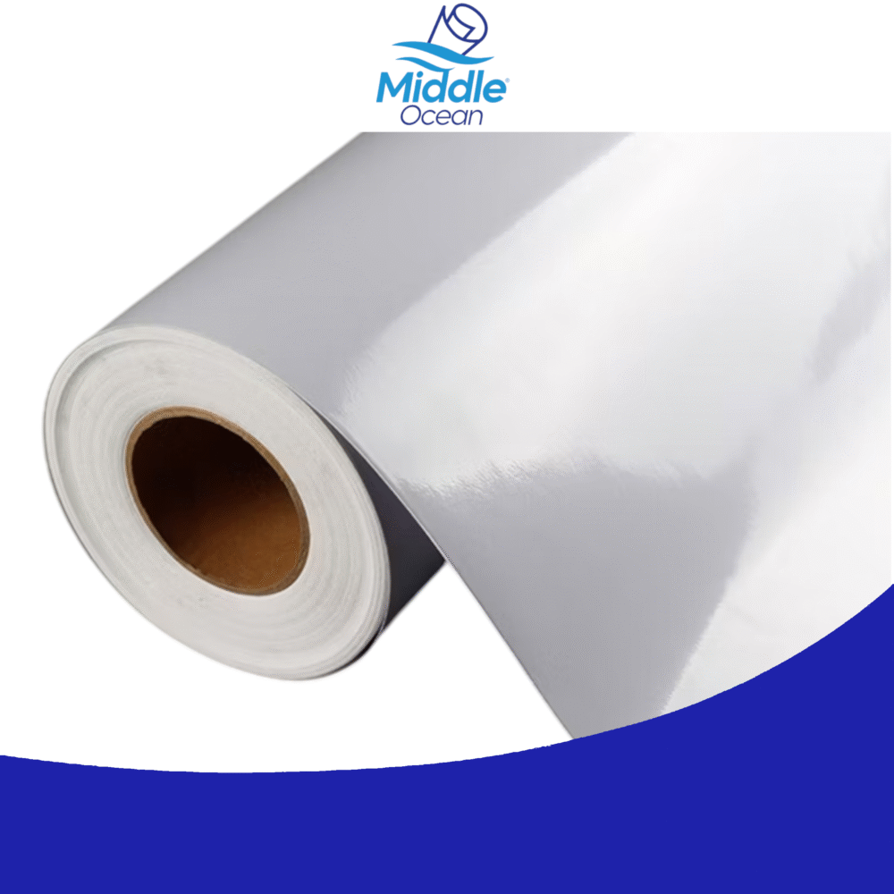 Stickers White Back Glossy